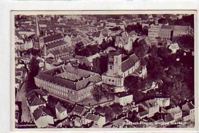 Der schwerpunkt der zu untersuchenden flächen. Mönchengladbach-Rheydt Luftbild vor 1945 - Veikkos-archiv