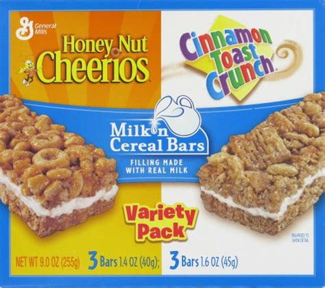 General Mills Milk N Cereal Bars Variety Pack 6 Ct 15 Oz Frys