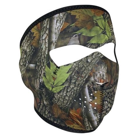 Zanheadgear Wnfm238 Camo Neoprene Full Face Mask Forest Camo