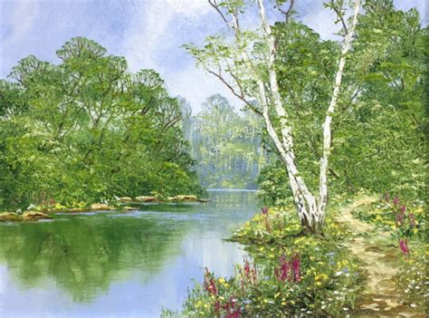 Quiet Path In Spring Sold Cook House Gallery Lake District And