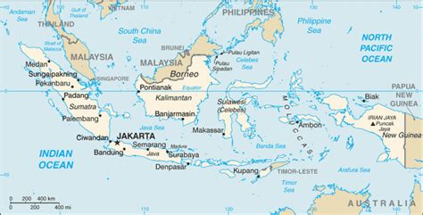 Indonesia Map Political Worldometer