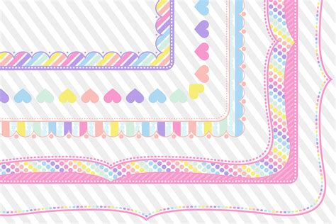 Png Frames Clipart Pastel Page Borders 519079 Illustrations