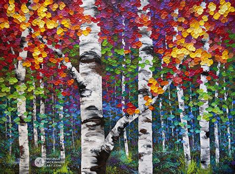 Kaleidoscope Trees Print Melissa Mckinnon Art