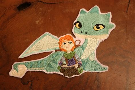 Rescue Riders Summer Dragon With Layla Fill Design How To Train Your Dragon Embroidery Machine
