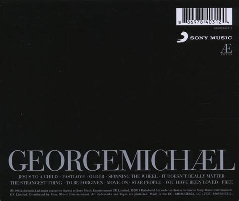 Older George Michael Cd Album Muziek