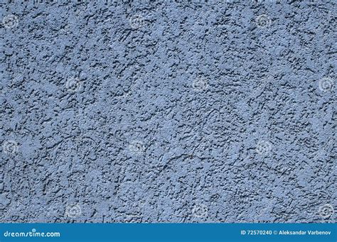 Blue Plastered Facade House Wall Stock Photo Image Of Painted Detail