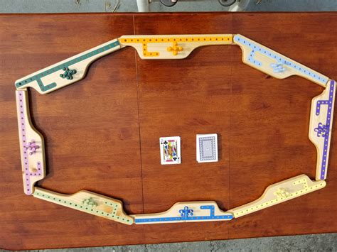 Jokers and Pegs Game Oak or Pine /8 Player / Jokers and Marbles/ Marble