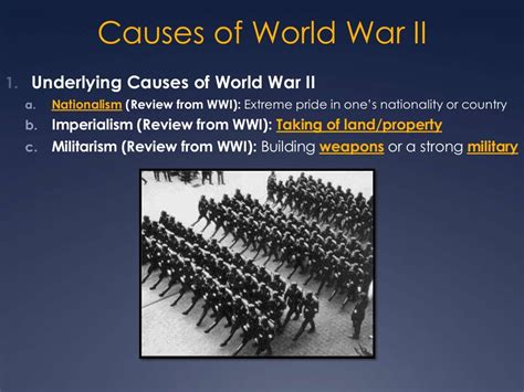 World War Ii Causes