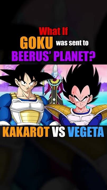 What If Goku Was Sent To Beerus Planet Kakarot Vs Vegeta Short Dragon Ball Super Youtube