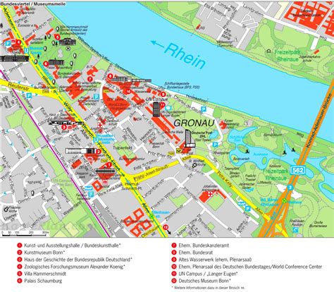 Stadtplan Bundesviertel Bonn