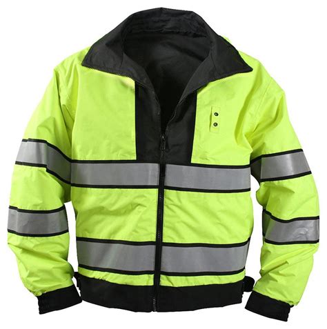 Rothco Reversible Hi Visibility Uniform Jacket Yellowblack Large