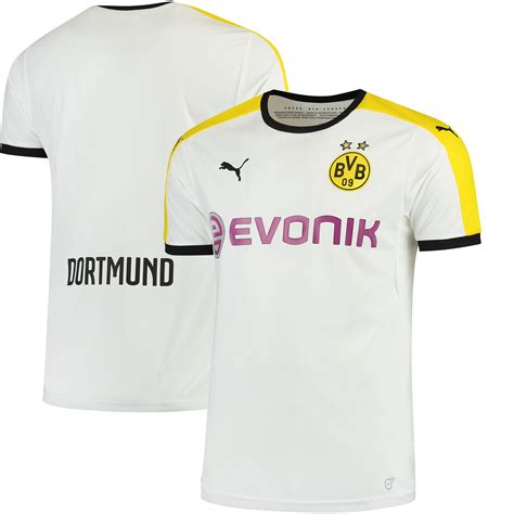Borussia dortmund custom 19/20 cup jersey. Puma Borussia Dortmund White 2016/17 Third Replica Jersey