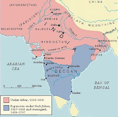 The History Notes Mughal India And The Growth Of British Power