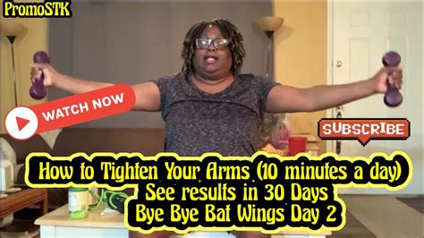 How To Tone Your Arms 10 Minutes A Day Day 2 Youtube