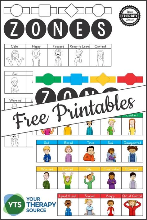 Using a cognitive behavior approach, the curriculum's learning activities are designed to help students recognize when they are in different states. Zones of Regulation Free Printables in 2020 | Pediatric physical therapy, Occupational therapy ...