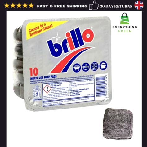 Brillo Pads Multi Use Soap Pads For Household Cleaning Kitchen Steel