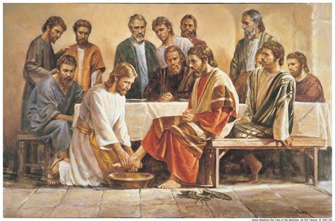 Jesus Washing The Feet Of The Apostles Foot Washing Washing Of The Pictures To Pin On Pinterest