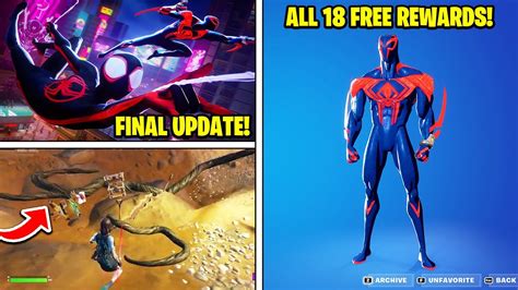 Fortnite Spiderman Update Everything New Youtube