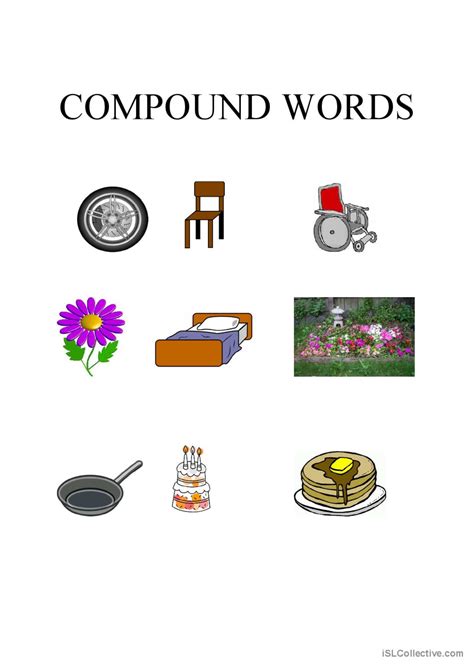 Compound Words English Esl Worksheets Pdf And Doc