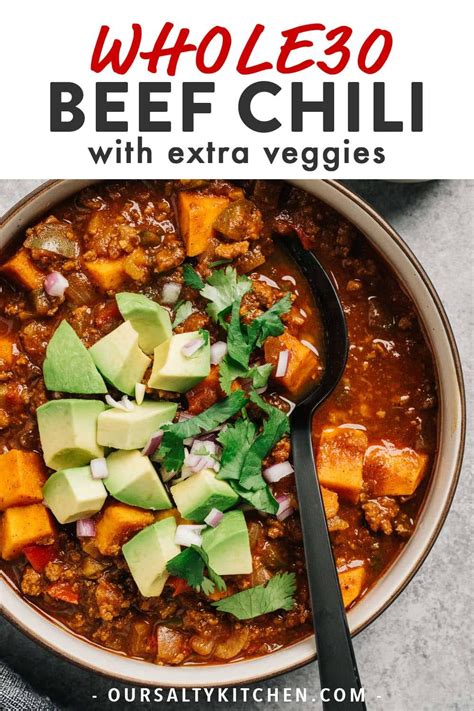 We did not find results for: Whole30 No Bean Chili | Recipe in 2020 | Beef chili, Chili ...