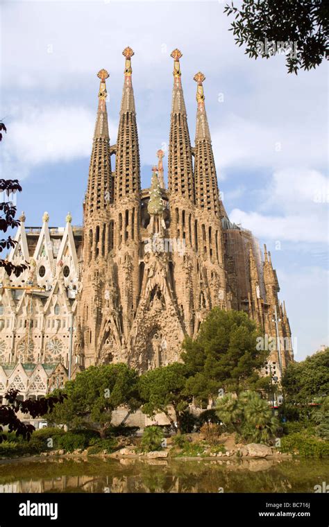 Barcelone Cathédrale Sagrada Familia De Gaudi La Photo Stock Alamy