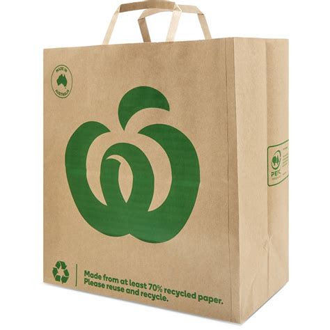 Woolworths Reusable Paper Shopping Bag Each Woolworths