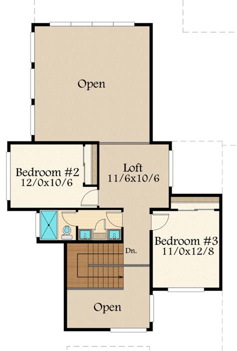 Spectacular House Plan Modern Two Story Home Design With Garage