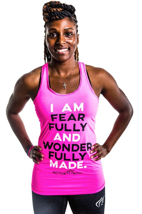 Take advantage of fantastic discounts&deals at active faith sports! Pink in small - Fearfully & Wonderfully Made Tank - Active ...
