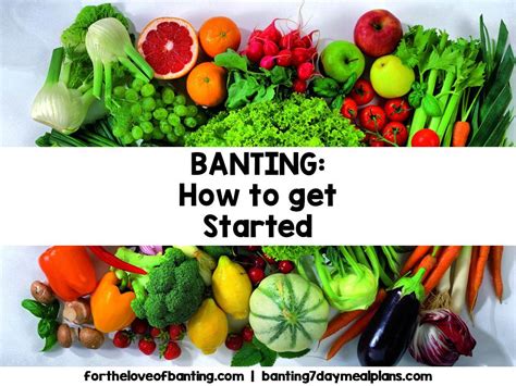 Banting How To Get Started The Right Way