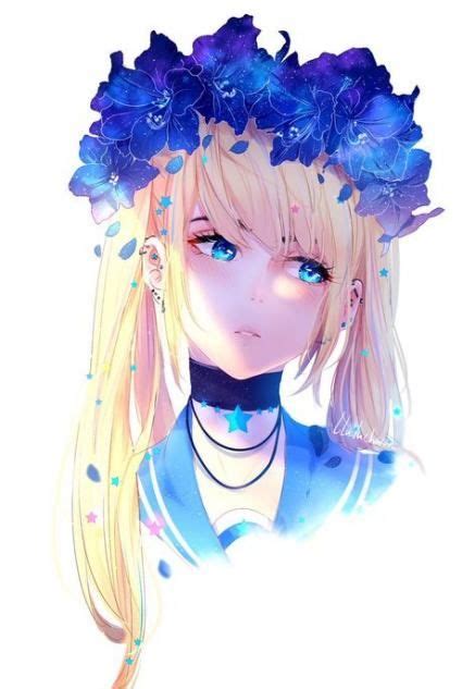 40 Ideas For Drawing Deep Anime Girls Drawing Anime Flower Blue Anime