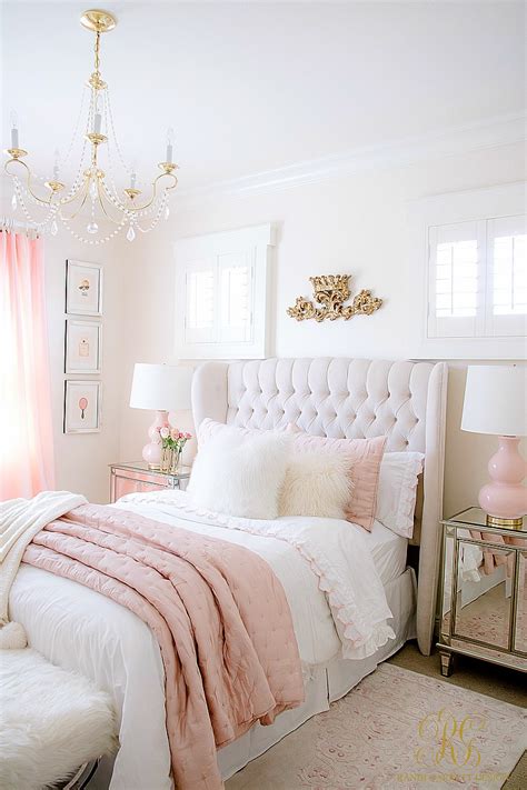 Pink And Gold Tween Bedroom Randi Garrett Design Pejakomuna Pejakomuna