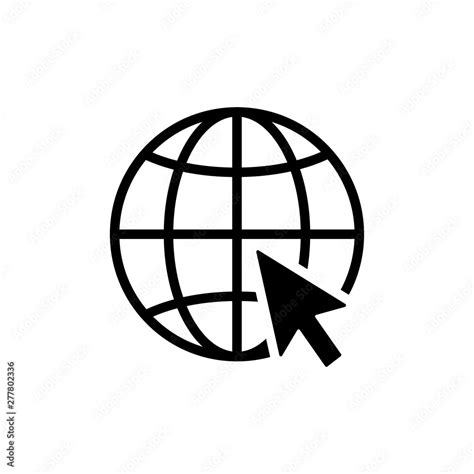 Internet Symbol Icon Vector Illstration Stock Vector Adobe Stock