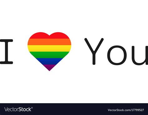 Lgbt Love Gay Pride Symbol Royalty Free Vector Image