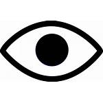 Eye Icon Clip Vector Clipart Svg Clker