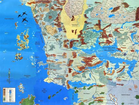 Map Of Faerun Forgotten Realms Dnd World Map Map