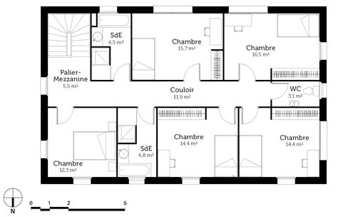 Plan De Maison Duplex Gratuit 4 Chambres Pdf Ventana Blog