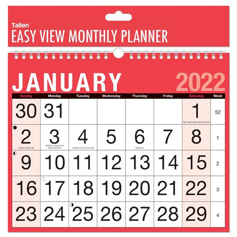 2022 Wall Calendar Large Month To View Easy View Slim Calendar Giant