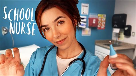 Asmr School Nurse Takes Care Of You Youtube