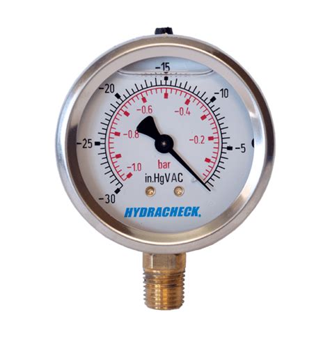 Pressure And Vacuum Gauges Vacuum Gauge 30 Inch Hg Hydracheck