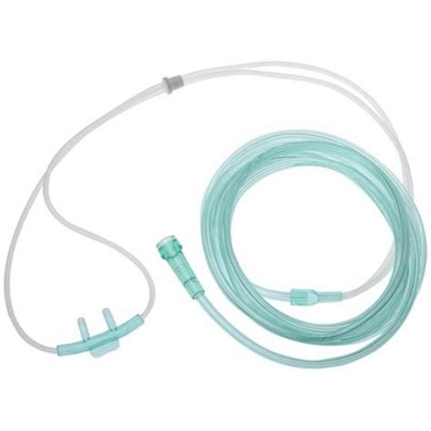 O2 nasal cannula without tubing : Nasal O2 Adult Cannula NonFlared Tip