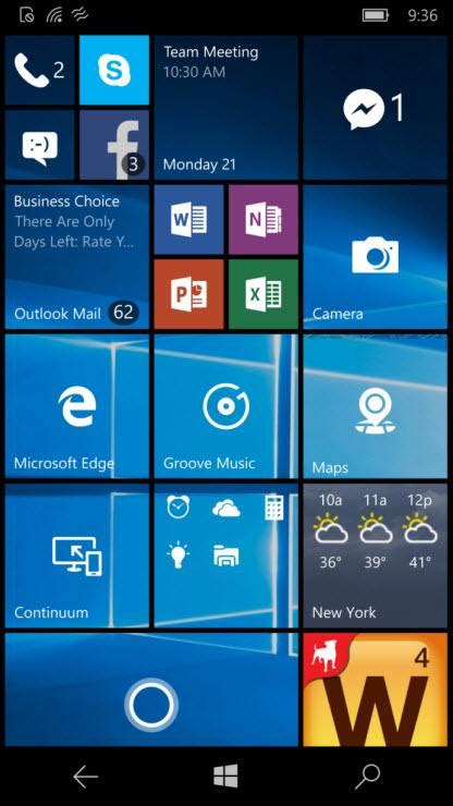 Microsoft Windows 10 Mobile