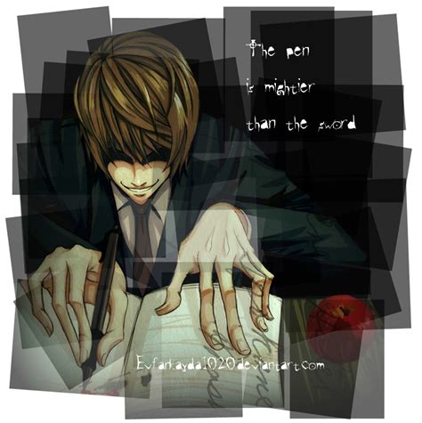 The pen is mightier than the sword definition: Death Note: The Pen is Mightier than the Sword by ...