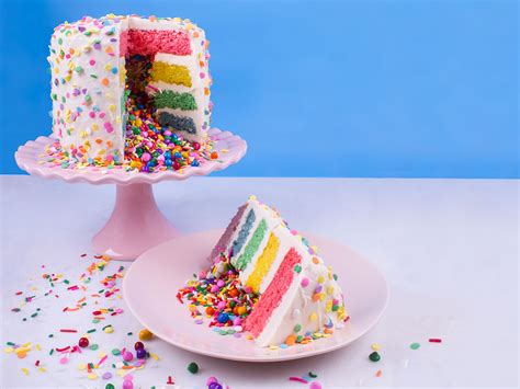 Rainbow Surprise Cake Recipe