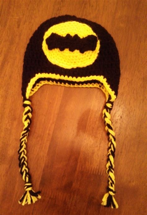 Butterflys Creations Batman Logo Beanies Crochet Batman Crochet
