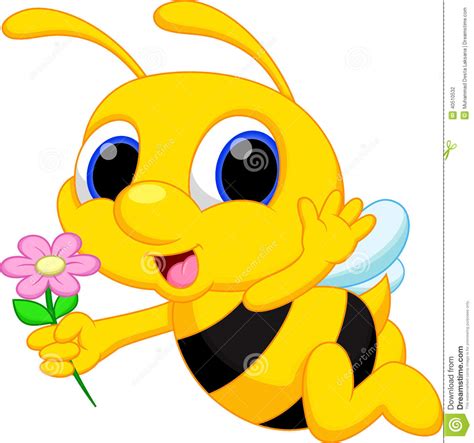 Cute Honey Bee Drawing Free Download On Clipartmag