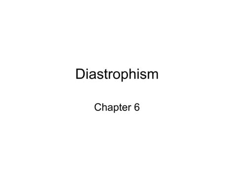 Diastrophism Ko