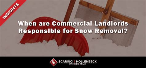 When Are Nj Commercial Landlords Responsible For Snow Removal