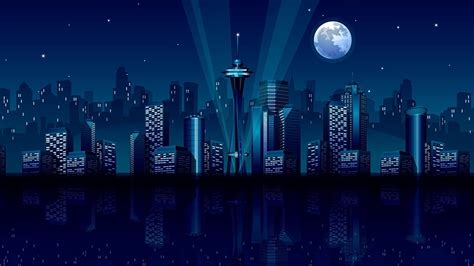 Artistic City Moonlight City Hd Wallpaper Pxfuel