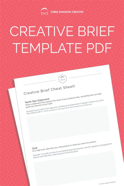 The Creative Brief Template Pdf For Graphic Designers And Ux Designers