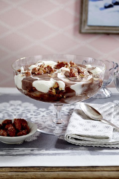 Dabei muss sie noch nicht einmal gebacken werden. Toblerone-Pudding mit gebrannten Mandeln Rezept | LECKER ...